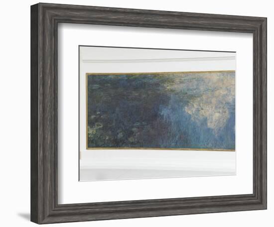 Les Nymph? : les Nuages-Claude Monet-Framed Giclee Print