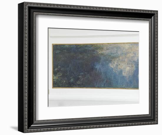 Les Nymph? : les Nuages-Claude Monet-Framed Giclee Print