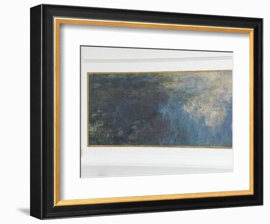 Les Nymph? : les Nuages-Claude Monet-Framed Giclee Print