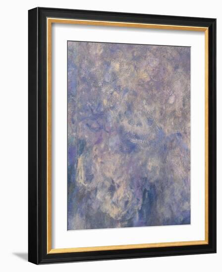 Les Nymph? : les Nuages-Claude Monet-Framed Premium Giclee Print