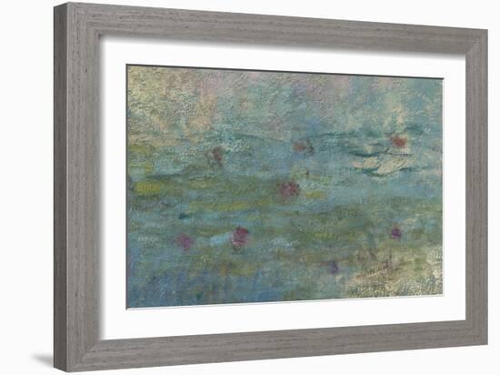 Les Nymph? : les Nuages-Claude Monet-Framed Giclee Print