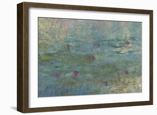 Les Nymph? : les Nuages-Claude Monet-Framed Giclee Print