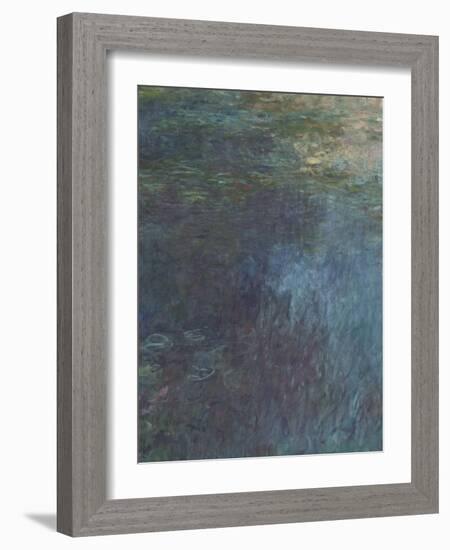 Les Nymph? : les Nuages-Claude Monet-Framed Giclee Print