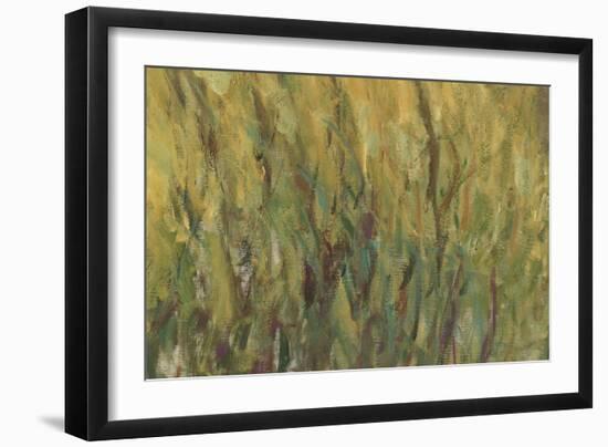 Les Nymph? : Soleil couchant-Claude Monet-Framed Giclee Print