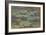 Les Nymph? : Soleil couchant-Claude Monet-Framed Giclee Print