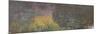 Les Nymph? : Soleil couchant-Claude Monet-Mounted Giclee Print