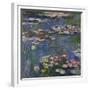 Les Nympheas a Giverny - Peinture De Claude Monet (1840-1926), Huile Sur Toile, 1916, 200,5X201 Cm-Claude Monet-Framed Giclee Print