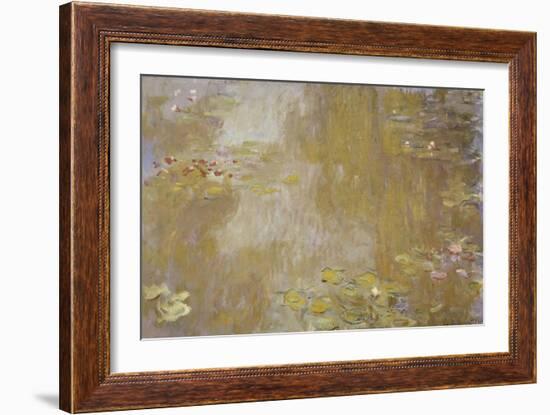 Les Nymphéas à Giverny-Claude Monet-Framed Giclee Print