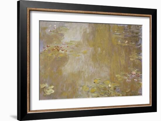 Les Nymphéas à Giverny-Claude Monet-Framed Giclee Print