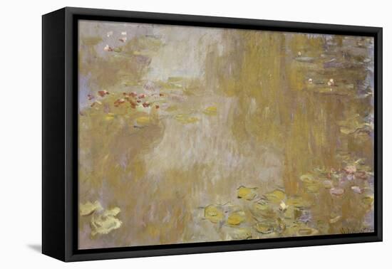 Les Nymphéas à Giverny-Claude Monet-Framed Premier Image Canvas