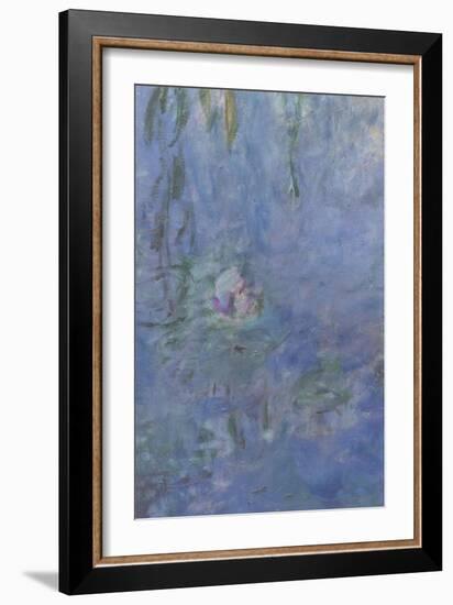 Les Nymphéas : Le Matin aux Saules-Claude Monet-Framed Giclee Print