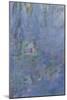 Les Nymphéas : Le Matin aux Saules-Claude Monet-Mounted Giclee Print