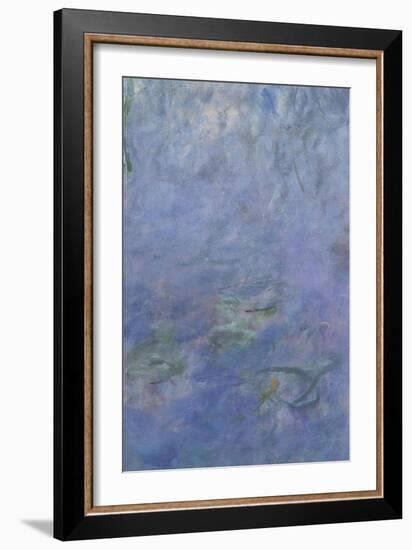 Les Nymphéas : Le Matin aux Saules-Claude Monet-Framed Giclee Print