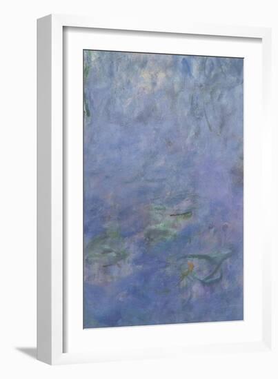 Les Nymphéas : Le Matin aux Saules-Claude Monet-Framed Giclee Print