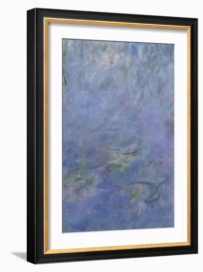 Les Nymphéas : Le Matin aux Saules-Claude Monet-Framed Giclee Print