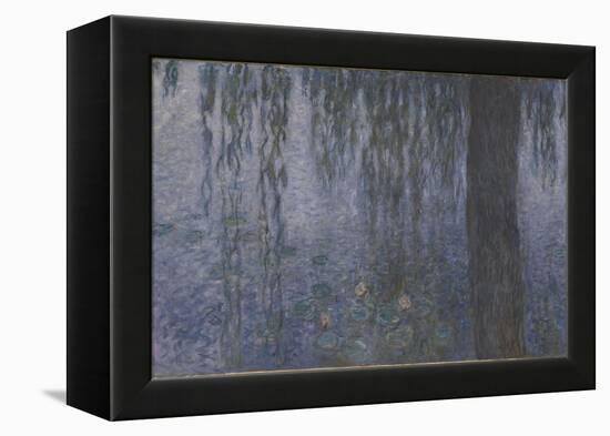 Les Nymphéas : Le Matin clair aux saules-Claude Monet-Framed Premier Image Canvas