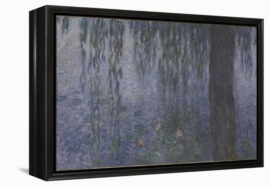 Les Nymphéas : Le Matin clair aux saules-Claude Monet-Framed Premier Image Canvas