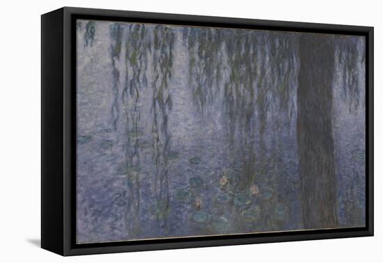 Les Nymphéas : Le Matin clair aux saules-Claude Monet-Framed Premier Image Canvas