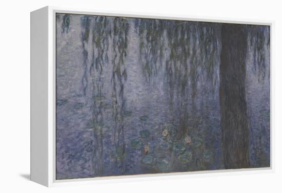 Les Nymphéas : Le Matin clair aux saules-Claude Monet-Framed Premier Image Canvas