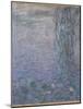 Les Nymphéas : Le Matin clair aux saules-Claude Monet-Mounted Giclee Print