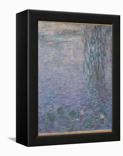 Les Nymphéas : Le Matin clair aux saules-Claude Monet-Framed Premier Image Canvas