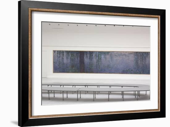 Les Nymphéas : Le Matin clair aux saules-Claude Monet-Framed Giclee Print