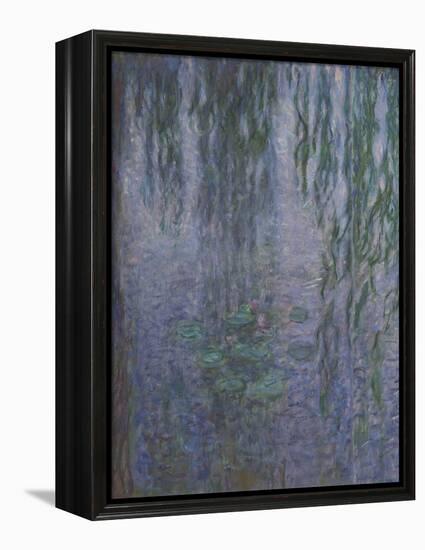 Les Nymphéas : Le Matin clair aux saules-Claude Monet-Framed Premier Image Canvas