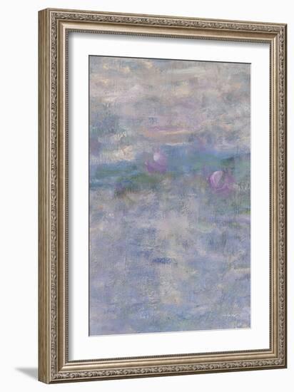 Les Nymphéas : Le Matin clair aux saules-Claude Monet-Framed Giclee Print