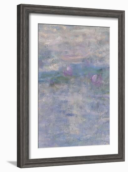 Les Nymphéas : Le Matin clair aux saules-Claude Monet-Framed Giclee Print