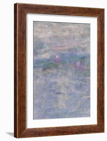 Les Nymphéas : Le Matin clair aux saules-Claude Monet-Framed Giclee Print