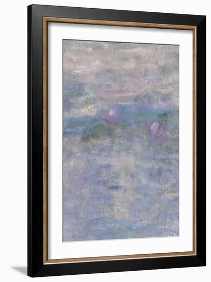 Les Nymphéas : Le Matin clair aux saules-Claude Monet-Framed Giclee Print