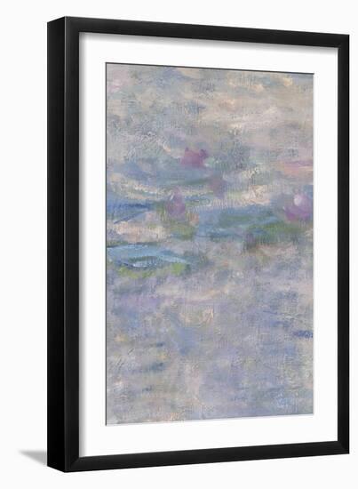 Les Nymphéas : Le Matin clair aux saules-Claude Monet-Framed Giclee Print