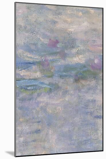 Les Nymphéas : Le Matin clair aux saules-Claude Monet-Mounted Giclee Print