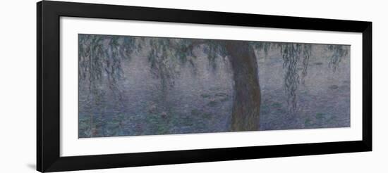 Les Nymphéas : Le Matin clair aux saules-Claude Monet-Framed Giclee Print