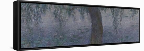 Les Nymphéas : Le Matin clair aux saules-Claude Monet-Framed Premier Image Canvas