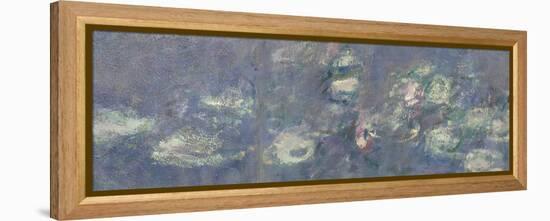 Les Nymphéas : Les Deux saules-Claude Monet-Framed Premier Image Canvas