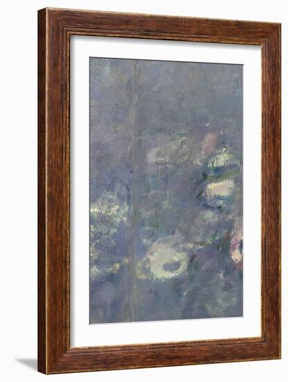 Les Nymphéas : Les Deux saules-Claude Monet-Framed Giclee Print