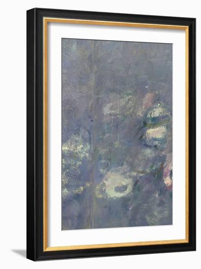 Les Nymphéas : Les Deux saules-Claude Monet-Framed Giclee Print