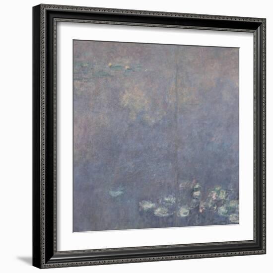 Les Nymphéas : Les Deux saules-Claude Monet-Framed Giclee Print