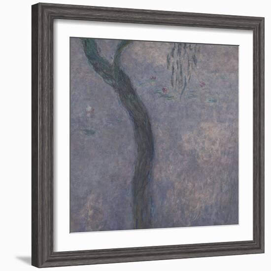 Les Nymphéas : Les Deux saules-Claude Monet-Framed Giclee Print