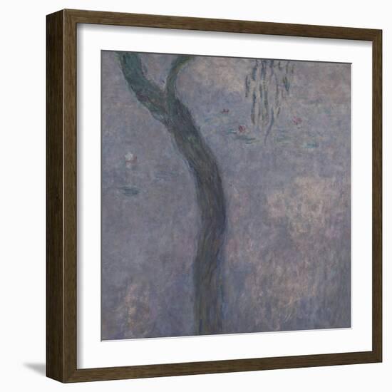 Les Nymphéas : Les Deux saules-Claude Monet-Framed Giclee Print