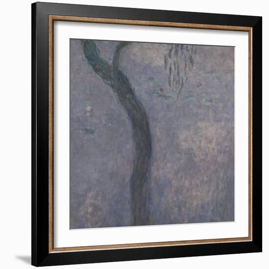 Les Nymphéas : Les Deux saules-Claude Monet-Framed Giclee Print