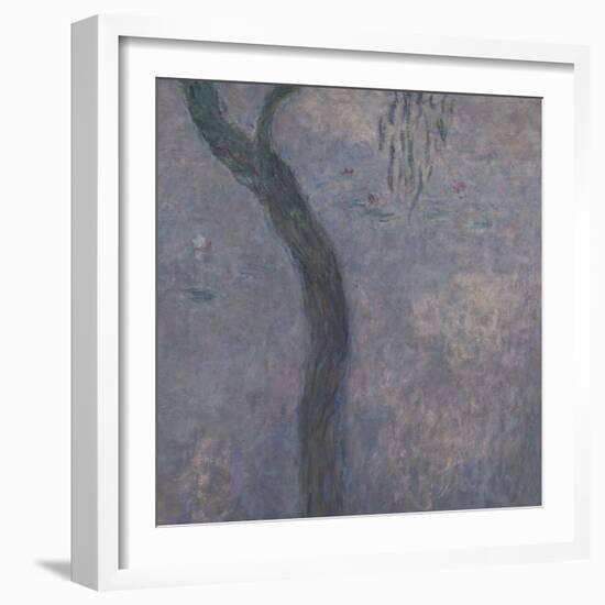 Les Nymphéas : Les Deux saules-Claude Monet-Framed Giclee Print