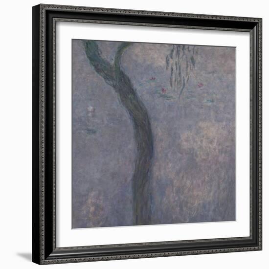 Les Nymphéas : Les Deux saules-Claude Monet-Framed Giclee Print