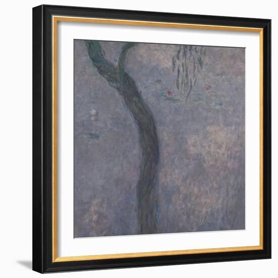 Les Nymphéas : Les Deux saules-Claude Monet-Framed Giclee Print