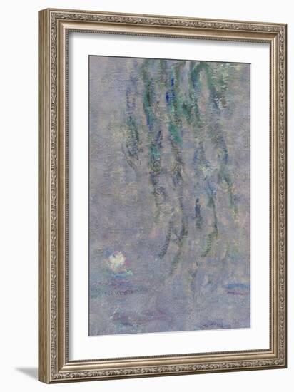 Les Nymphéas : Les Deux saules-Claude Monet-Framed Giclee Print