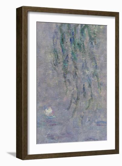 Les Nymphéas : Les Deux saules-Claude Monet-Framed Giclee Print