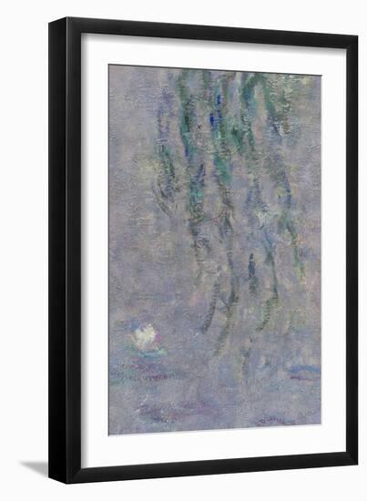 Les Nymphéas : Les Deux saules-Claude Monet-Framed Giclee Print