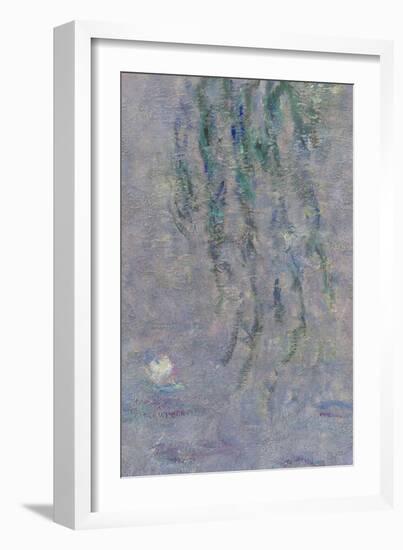 Les Nymphéas : Les Deux saules-Claude Monet-Framed Giclee Print