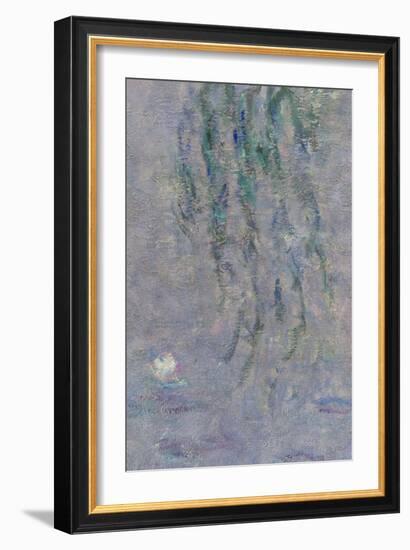 Les Nymphéas : Les Deux saules-Claude Monet-Framed Giclee Print